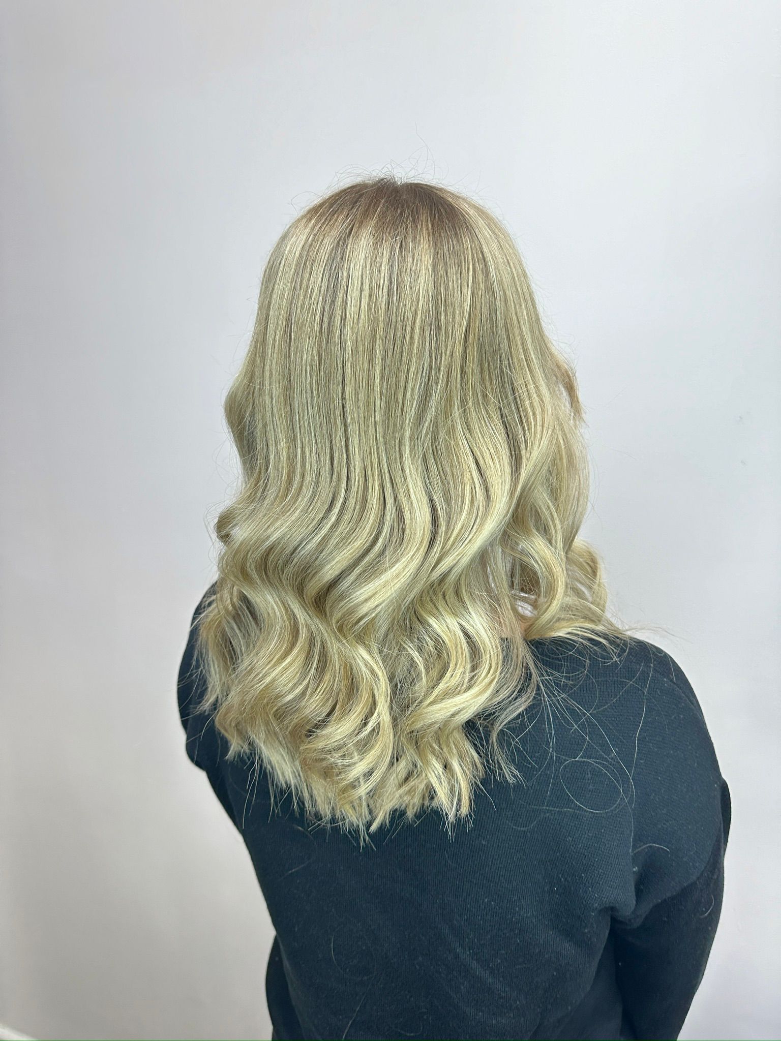 Lodowaty proste blond